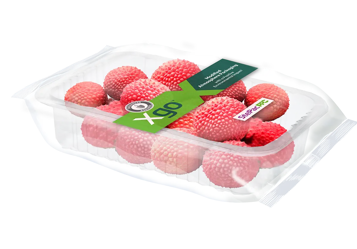 Xgo Flow Pack Lychee packaging