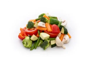 fresh cut vegetables