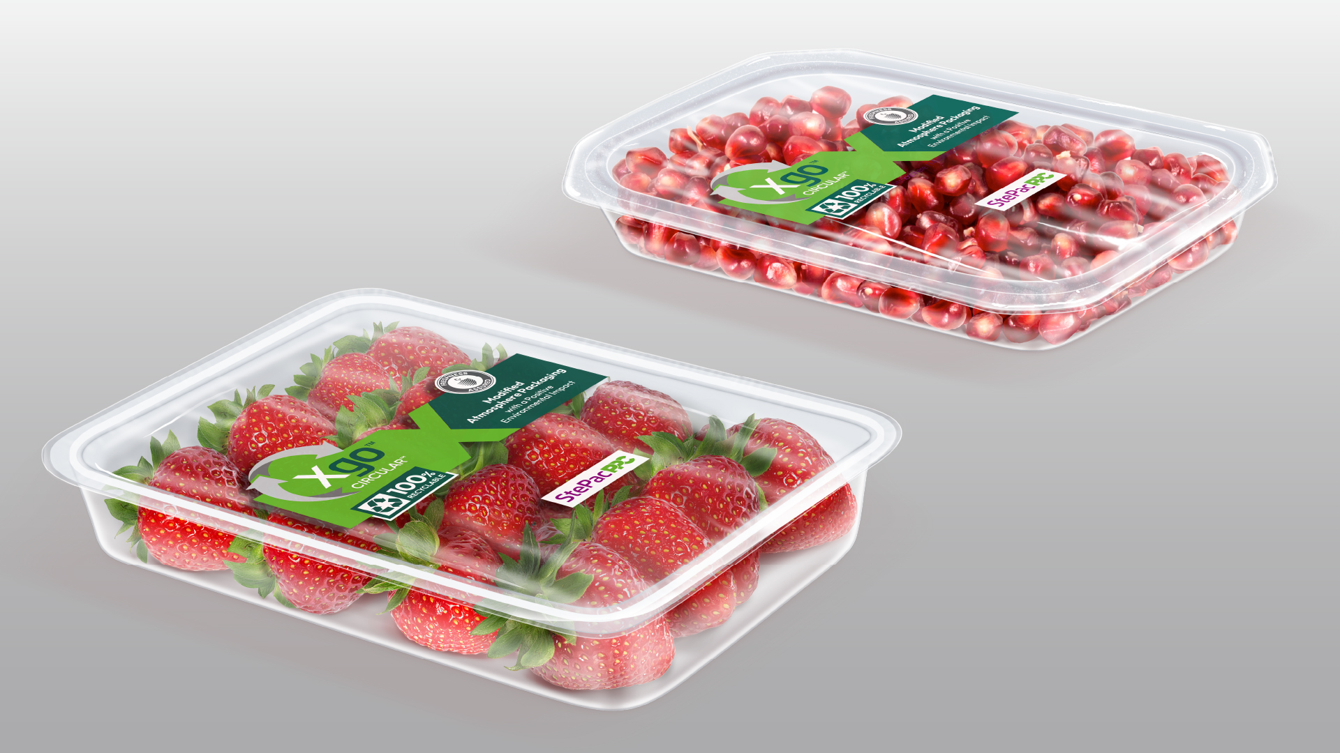 Xgo Lidding Film Pomegranate & Strawberry 100P Recyclable