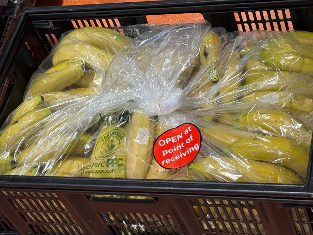 Xtend packaging of Bananas Yellow closed