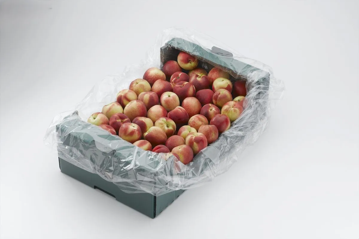 Xtend Nectarines stone fruits packaging opened