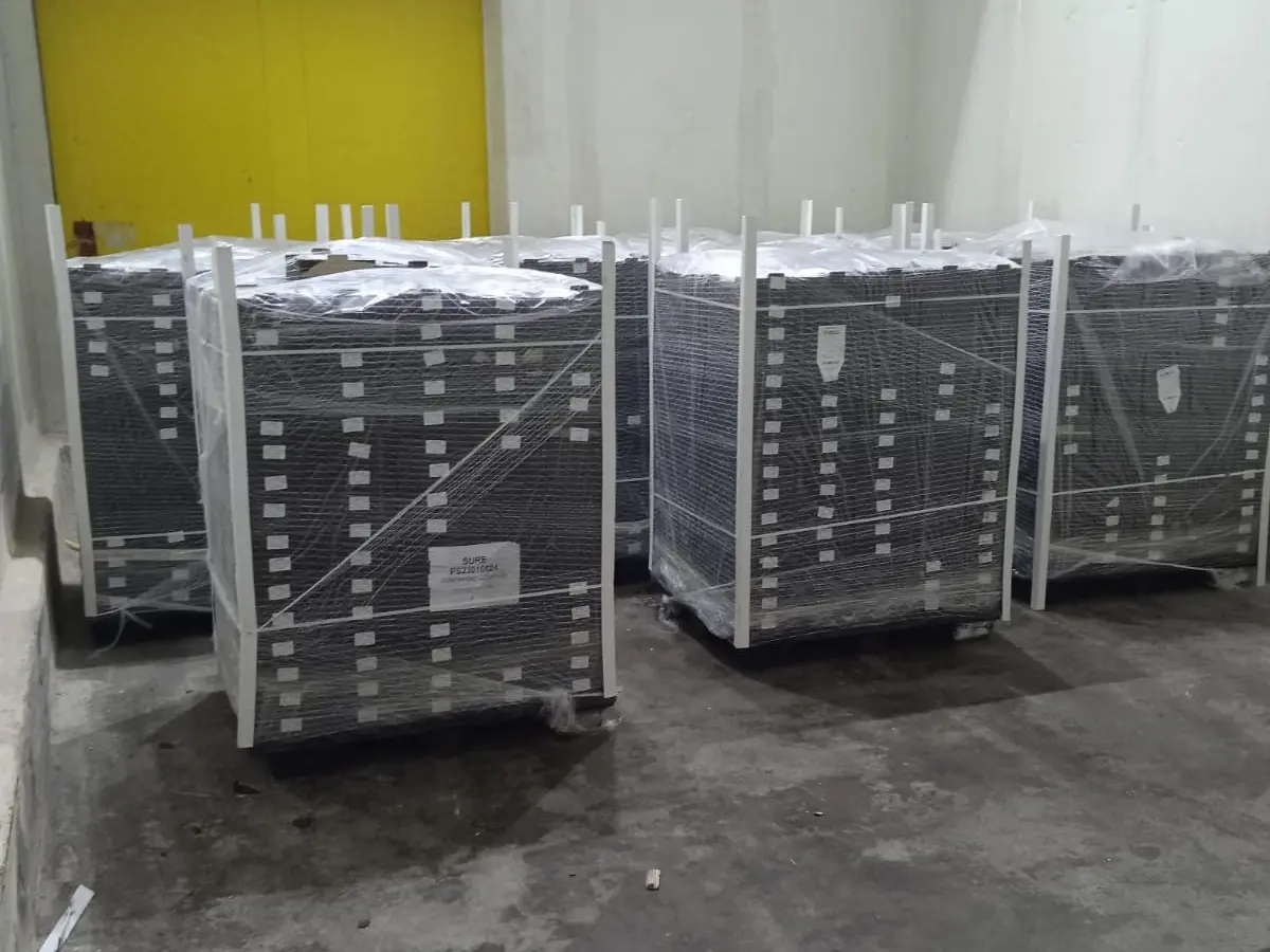 Xtend Pallet Shrouds Blueberries storage