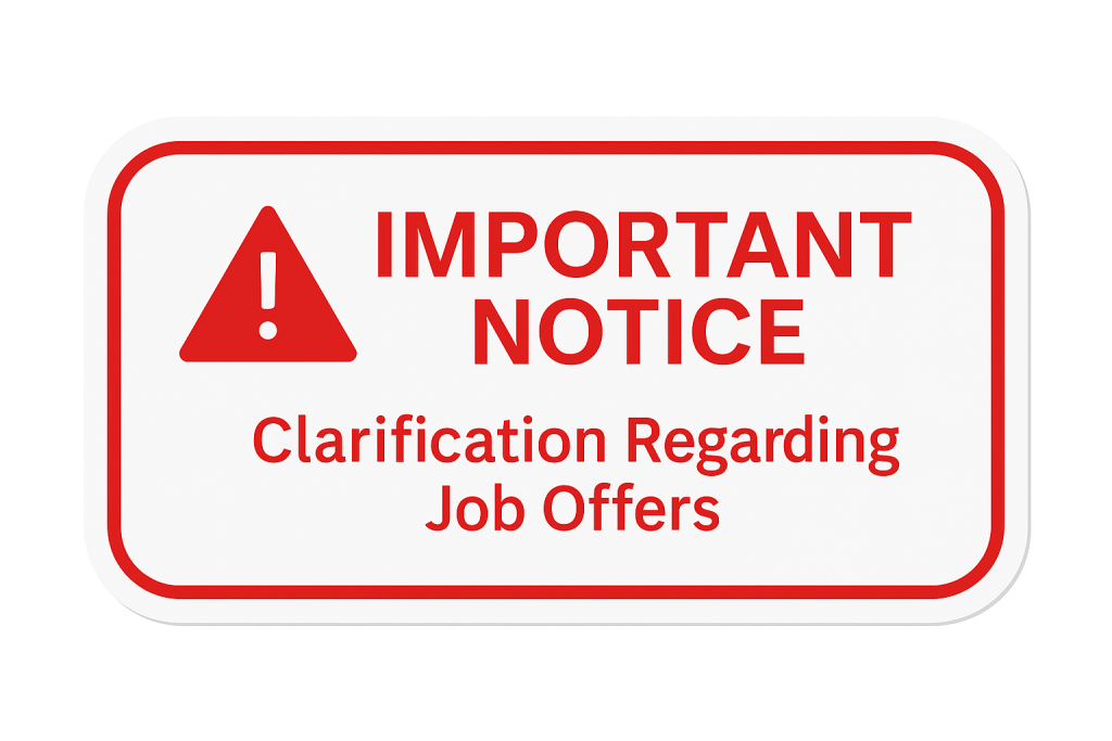Important Notice